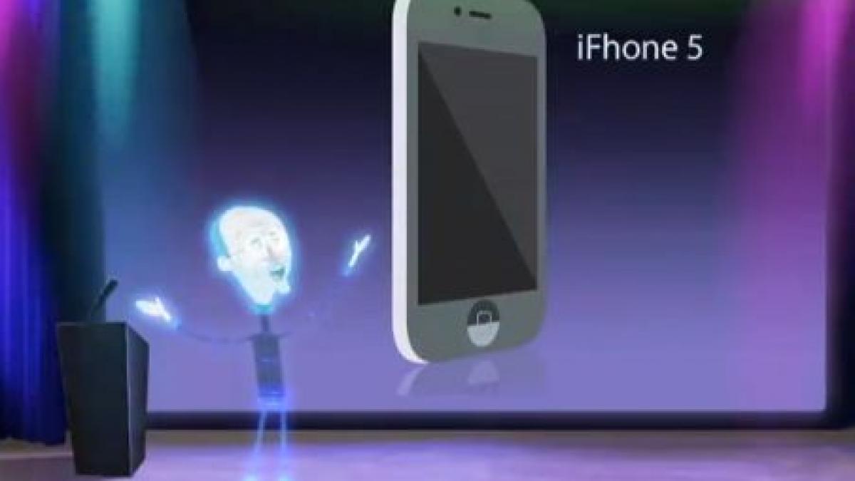steve jobs a inviat si prezinta noul iphone 5 intr o parodie pe youtube