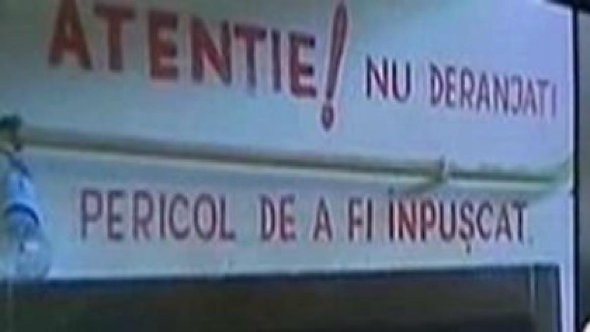 nu deranjati pericol de a fi inpuscati in loc de bine ati venit