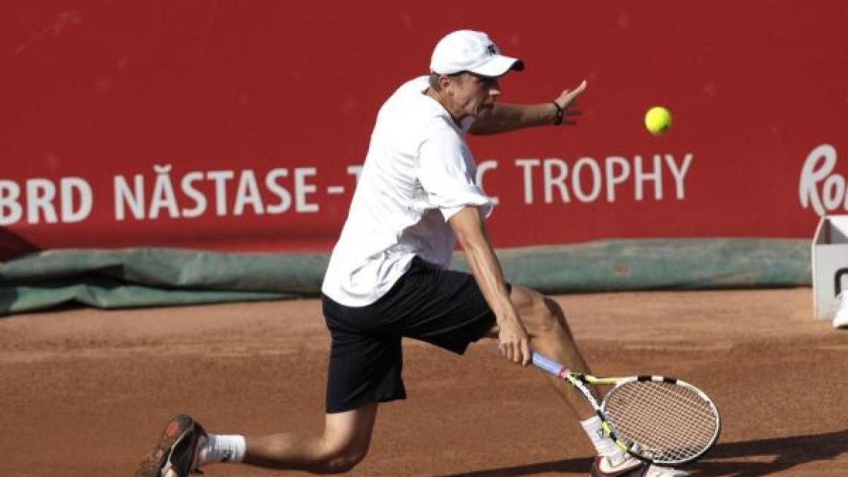 victor crivoi si jarkko nieminen vor deschide intalnirea de cupa davis dintre romania si finlanda