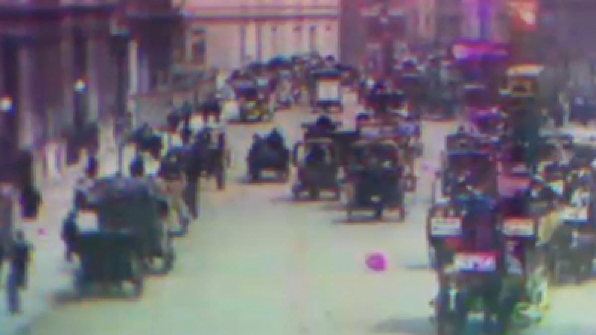 vezi cum arata primul film color din istoria omenirii