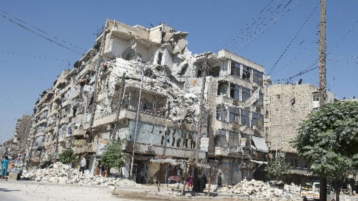 siria tiruri puternice de artilerie au fost auzite la alep