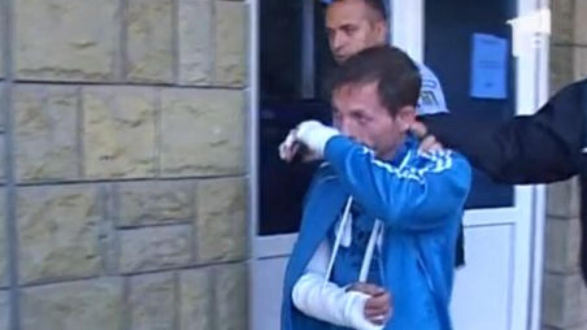 furt cu scandal in parcarea unui hypermarket hotul batut de pagubit iar sotia acestuia lovit de