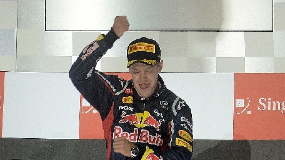 sebastial vettel a castigat mp al statului singapore
