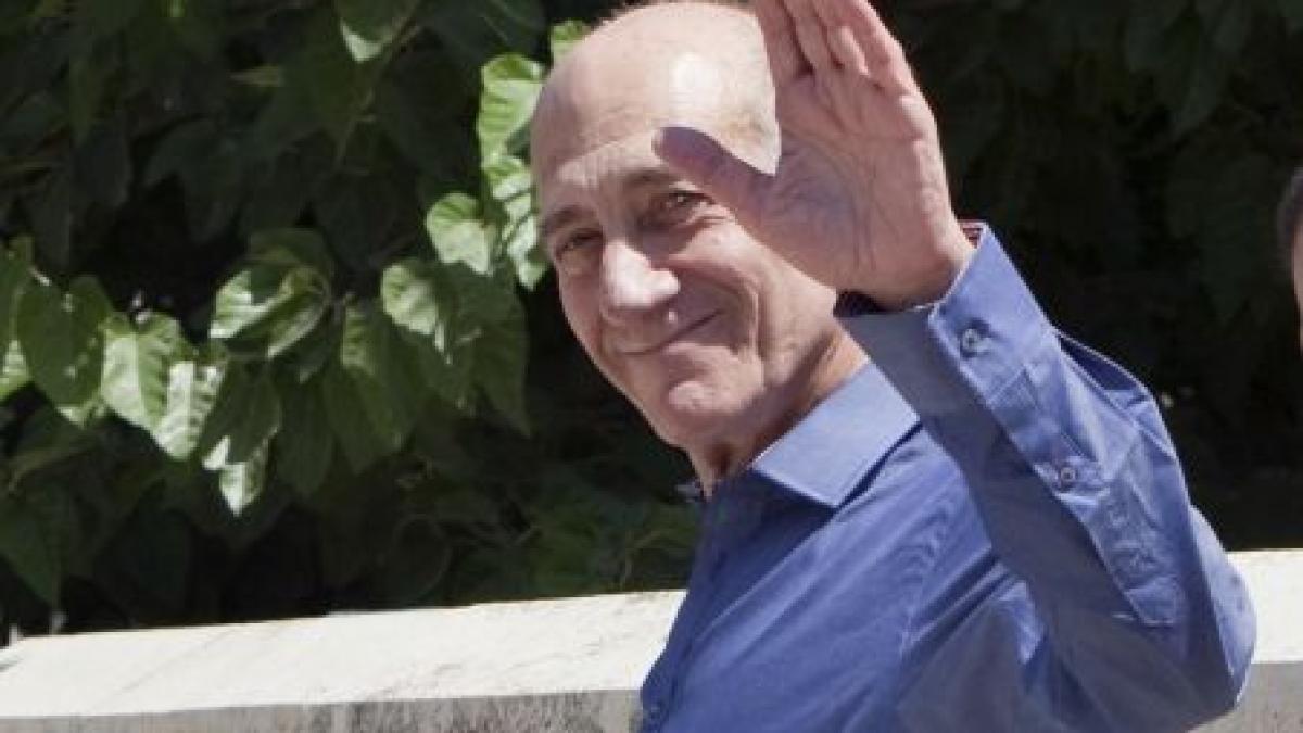 fostul premier israelian ehud olmert condamnat la un an de inchisoare pentru coruptie