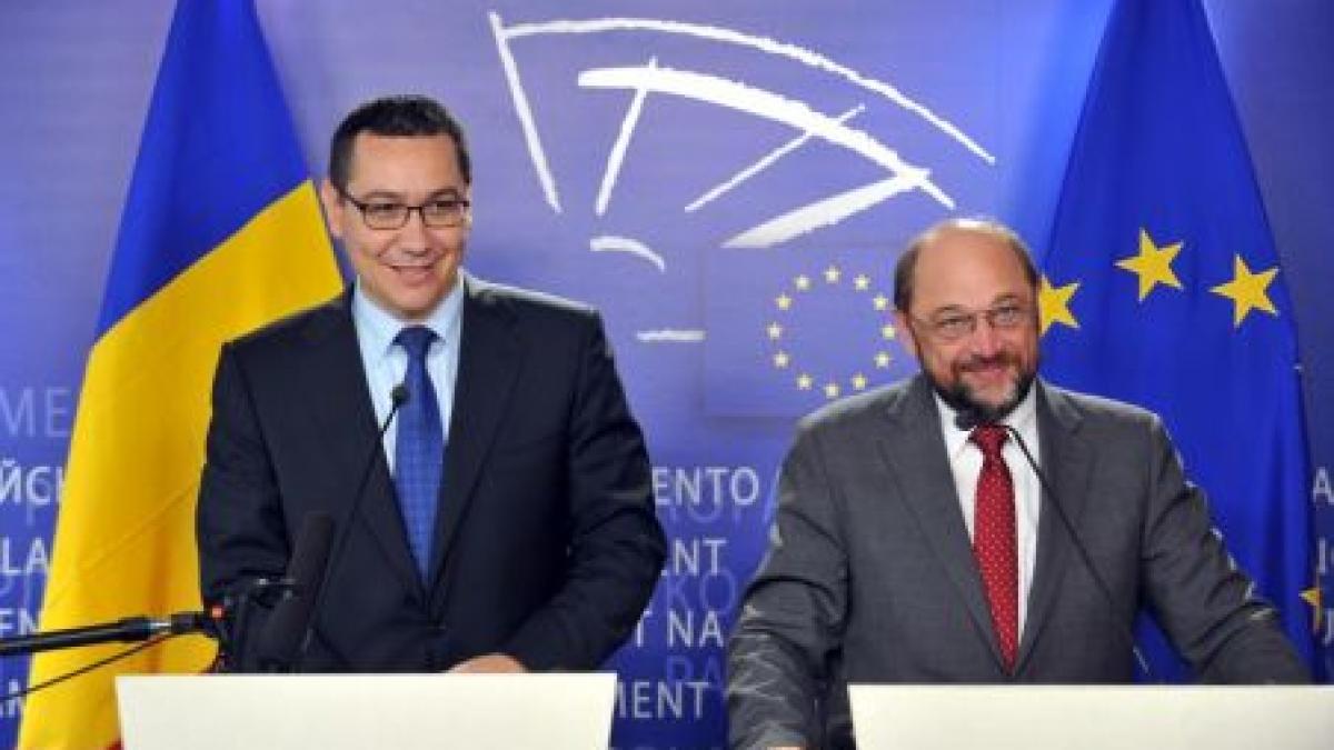 ponta dupa intrevederea cu schulz romania a depasit criza politica ambele tabere si au invatat