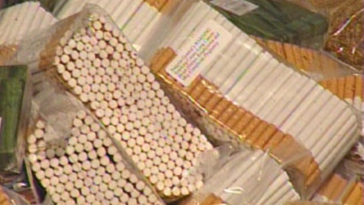Romanian police seize thousands of packs of contraband cigarettes from Serbia, Ukraine