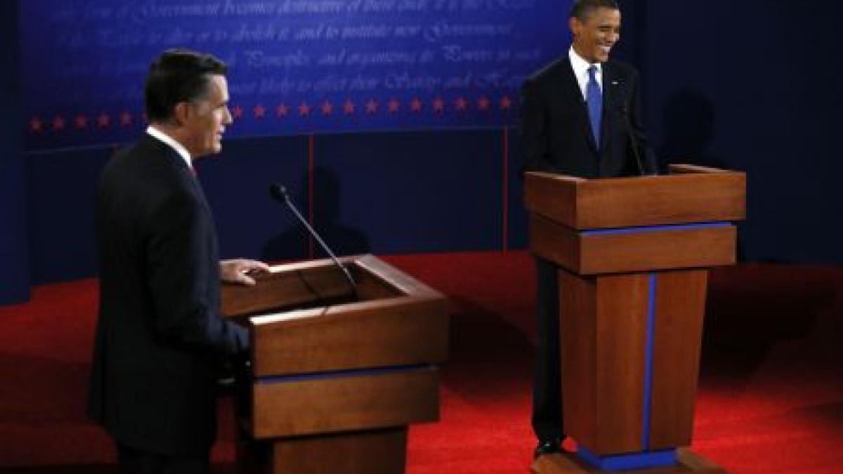 confruntarea dintre barack obama si mitt romney cel mai comentat eveniment politic din istoria