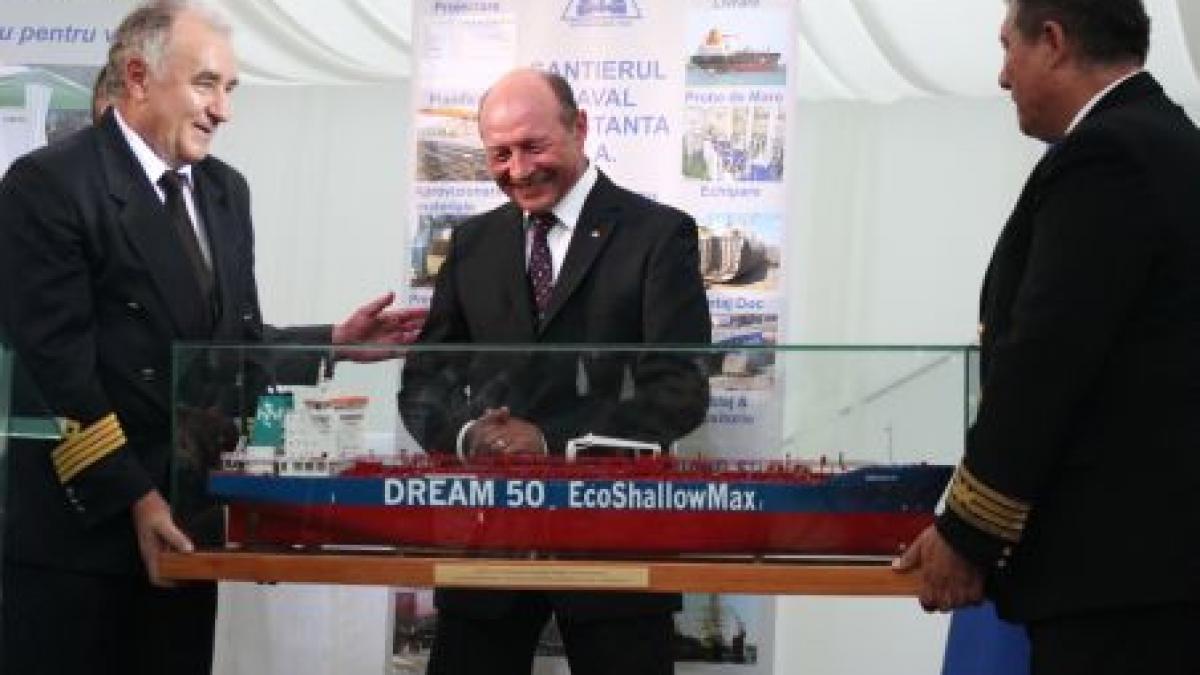 traian basescu despre nava biruinta aceasta scula magnifica pe care am dus o intotdeauna la