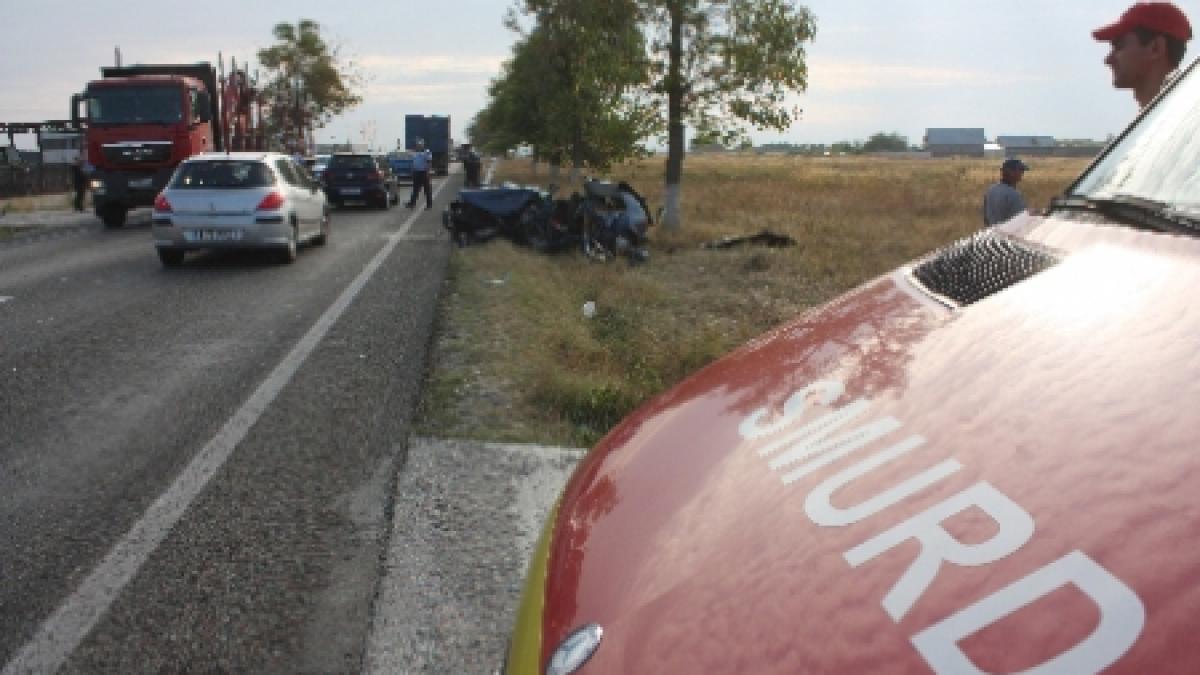 accident in lant pe dn17 cinci persoane au fost ranite