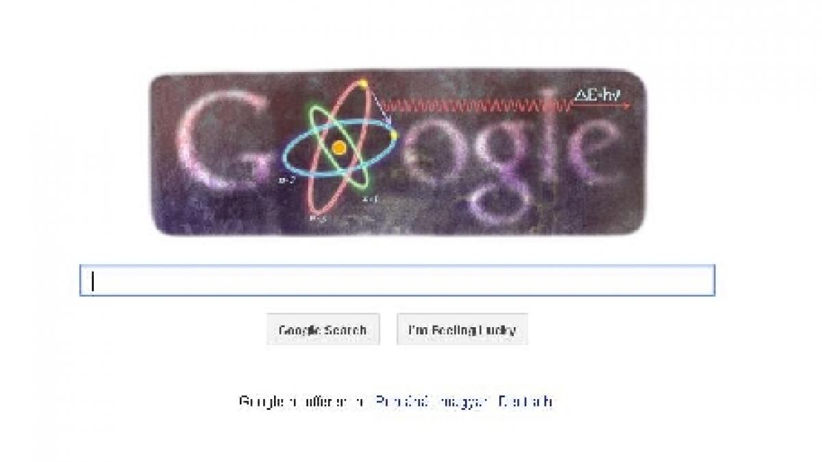 google si a modificat logoul pentru a marca 127 de ani de la nasterea savantului niels bohr