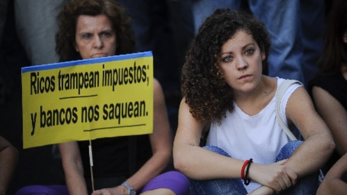 madrid cateva mii de persoane au protestat impotriva politicii de austeritate a guvernului