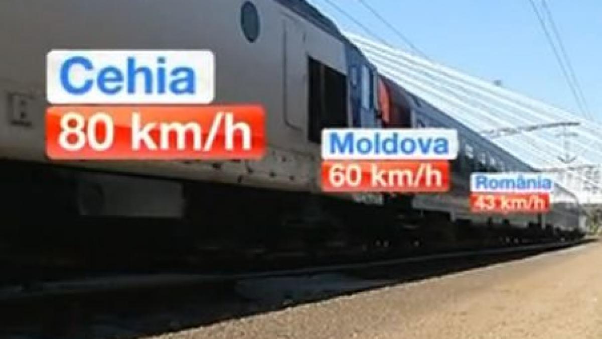 unul dintre cele mai rapide trenuri din europa circula prin romania cu viteza unui personal