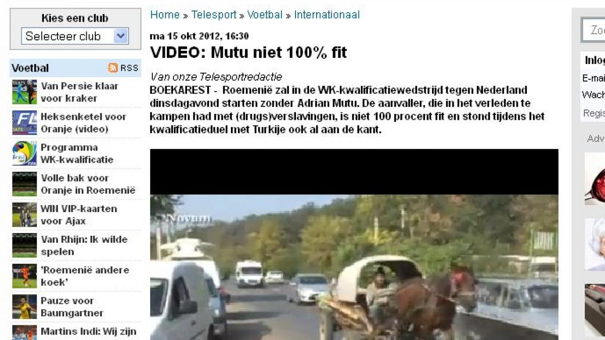 olandezii ne au facut si tarani si tigani inaintea meciului din aceasta seara vezi ce imagine au