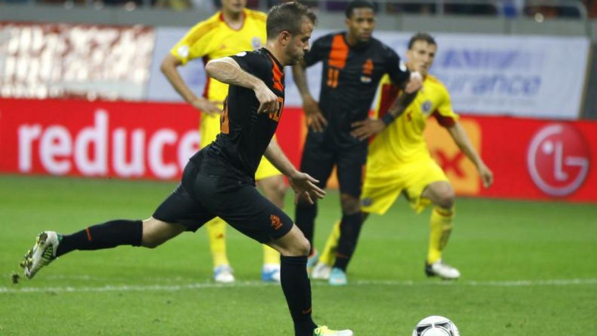 romania a fost invinsa clar de olanda in preliminariile cm 2014 scor 1 4