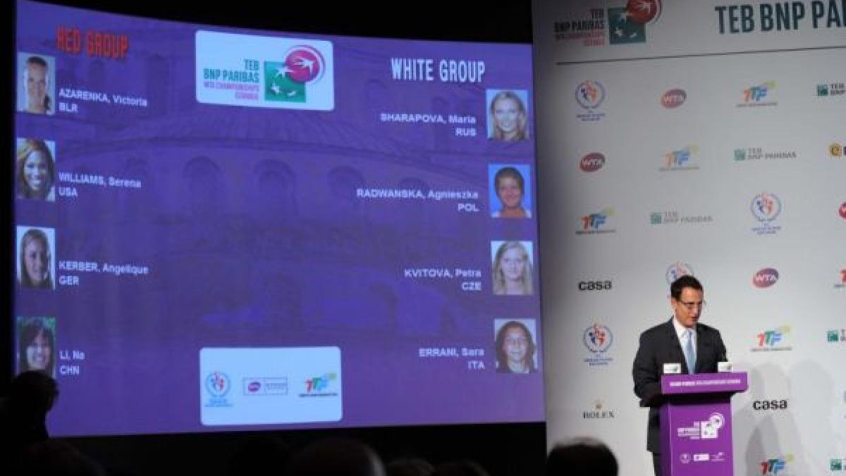 s au stabilit grupele de la turneul campioanelor victoria azarenka si serena williams in aceeasi