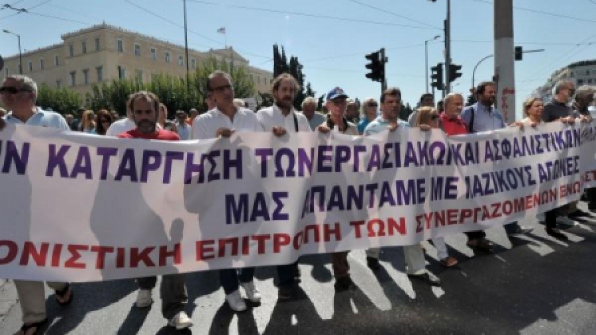 jurnalistii greci au intrat in greva dupa ce doi prezentatori tv au fost suspendati