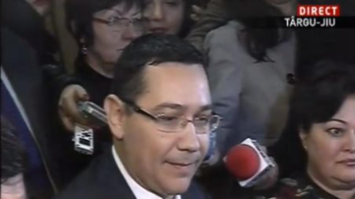 ponta si a depus candidatura pentru un nou mandat de parlamentar de gorj nu am nicio problema de