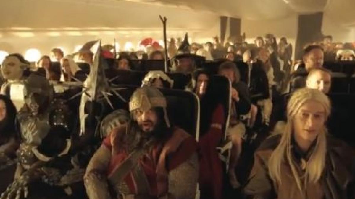 o companie aeriana din noua zeelanda promoveaza siguranta in aparatele de zbor cu personaje din