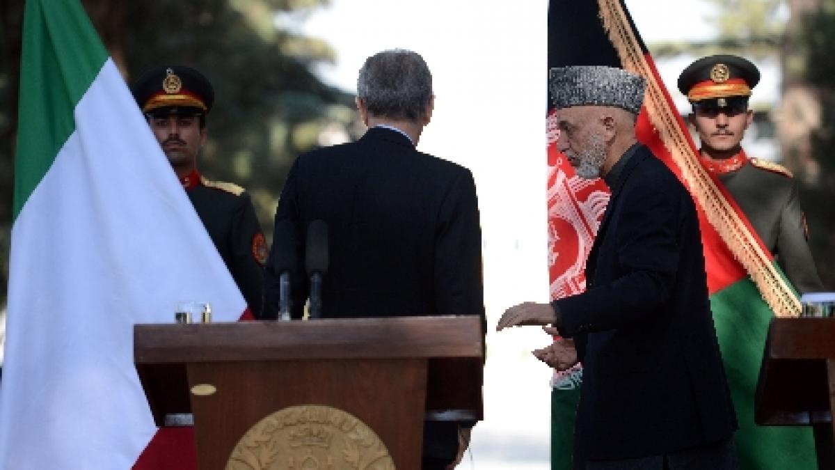 mario monti a facut o vizita neanuntata in afganistan