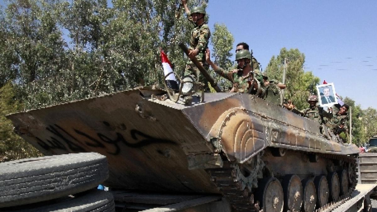 tancuri siriene au intrat intr o zona demilitarizata de la granita cu israel