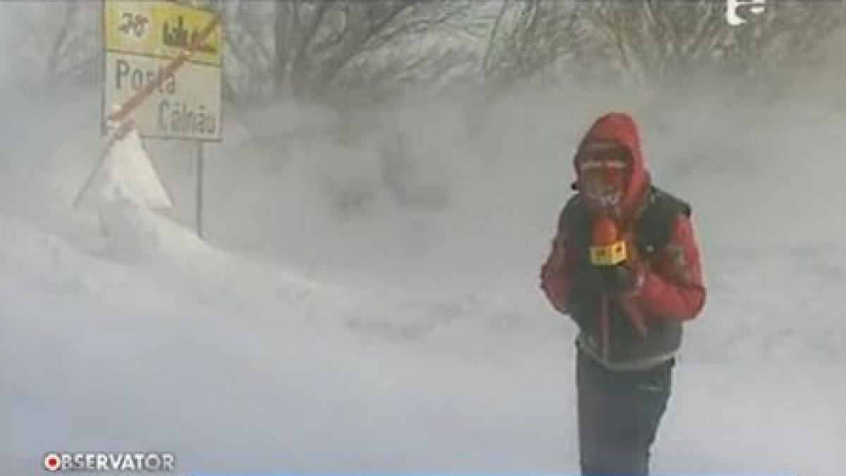o noua iarna grea cosmarul alb se va muta in sud vestul romaniei