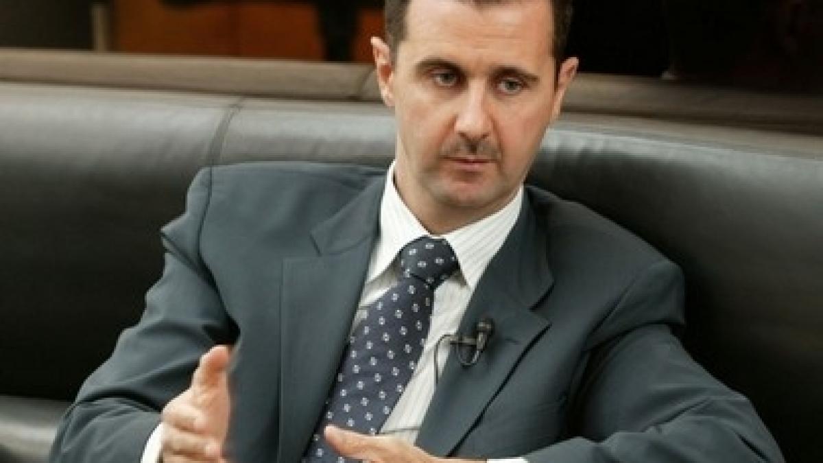bashar al assad nu sunt marioneta occidentului trebuie sa traiesc si sa mor in siria