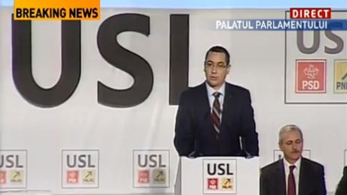 ponta nu vreau conflicte cu presedintele basescu dar nici sa coabitez cu el