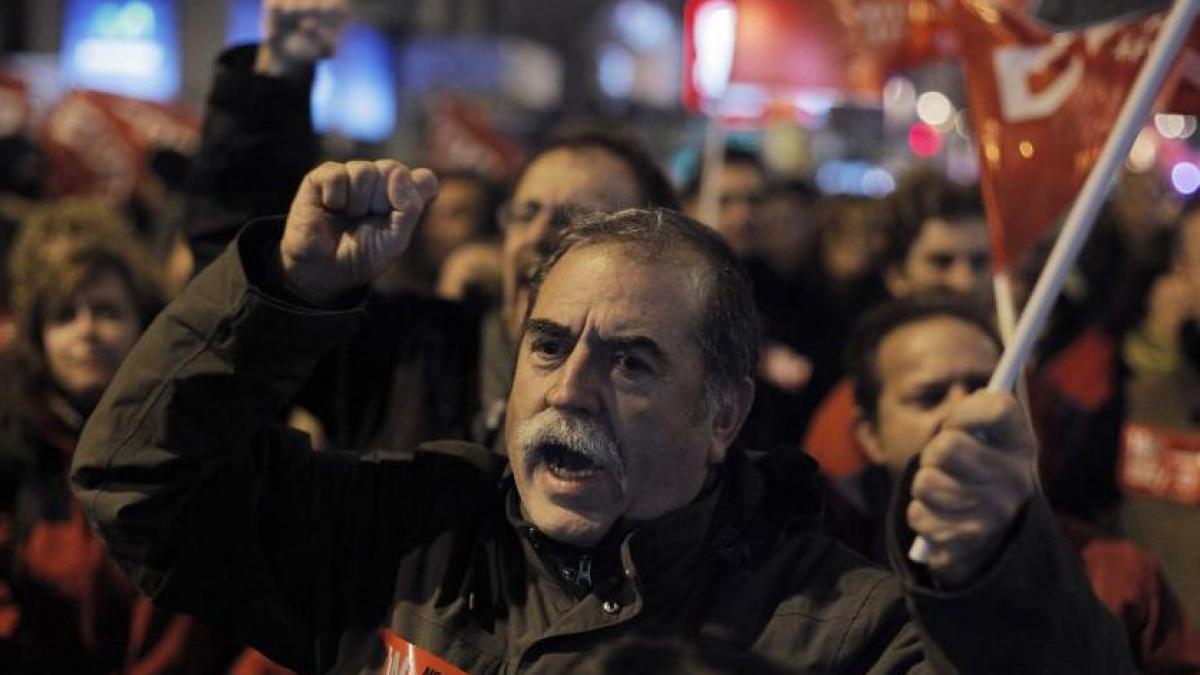 zeci de mii de europeni ies astazi in strada pentru a protesta fata de masurile de austeriate