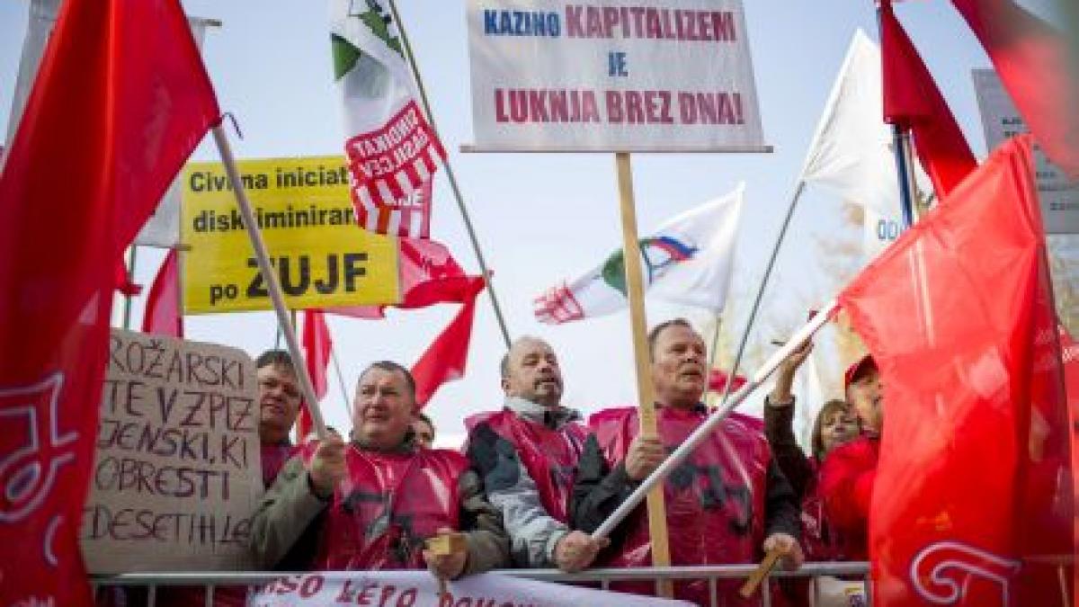 slovenia peste 30 000 de oameni protesteaza impotriva masurilor de austeritate