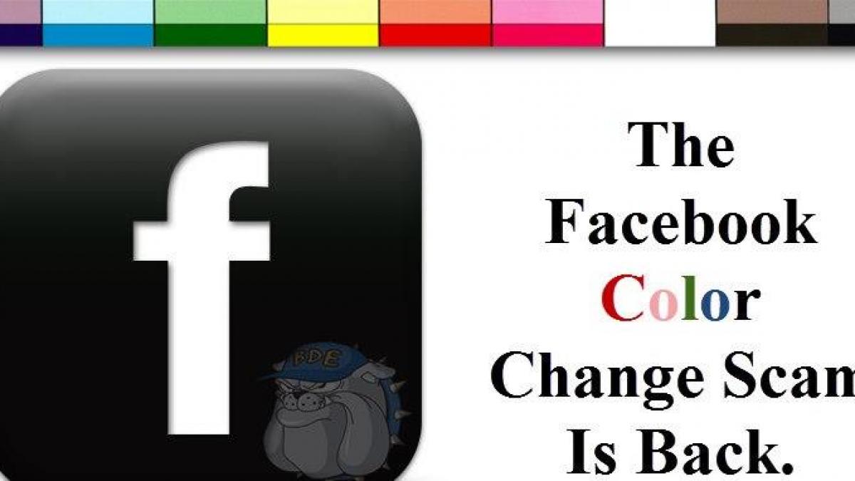 vrei sa schimbi culoarea profilului de facebook este un virus care salveaza datele tale personale