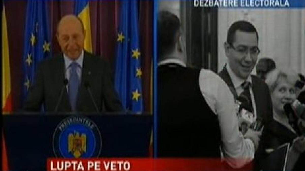 lupta pe veto basescu fura startul ponta ii ureaza sanatate