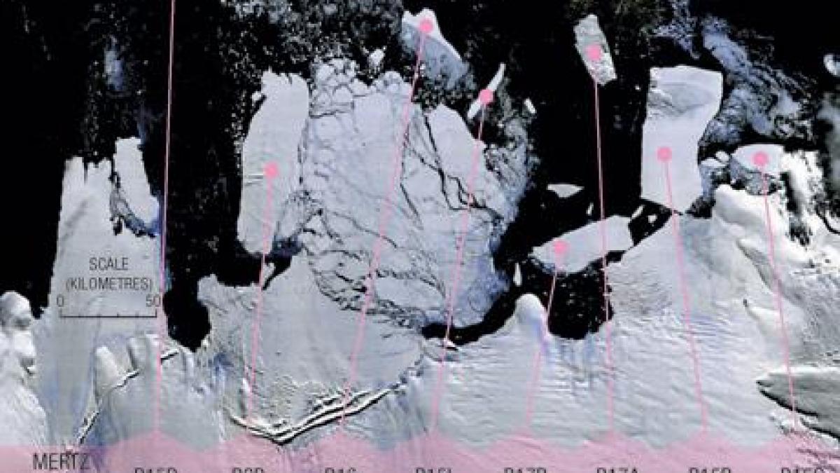 imaginea din antarctica urmarita de nasa un ghetar mare cat new york ul se va desprinde din banchiza