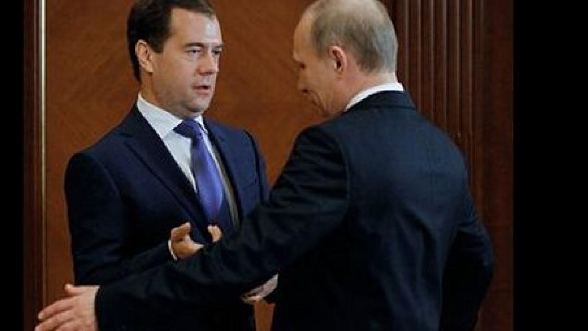 medvedev se vede iarasi presedinte un rau in care te poti scalda de doua ori