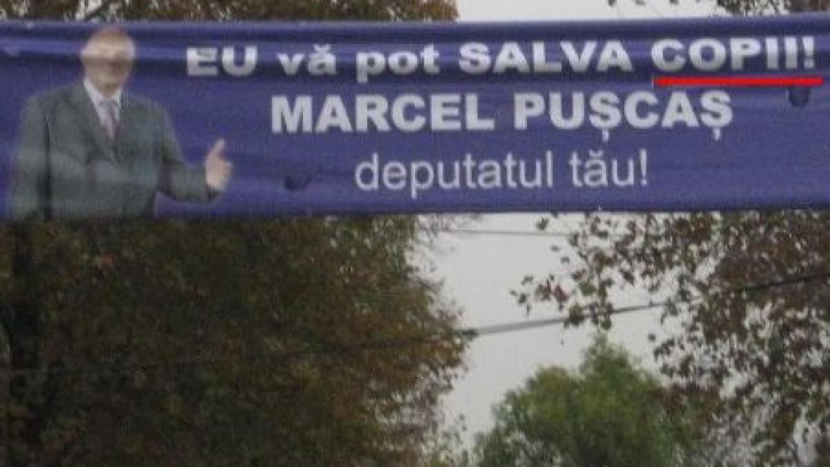 oamenii lui dd revin cu greseli gramaticale pe bannerele electorale