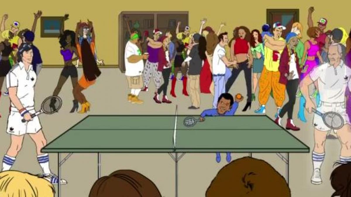 ilie nastase apare intr o animatie de craciun realizata de adidas alaturi de snoop dogg si alte