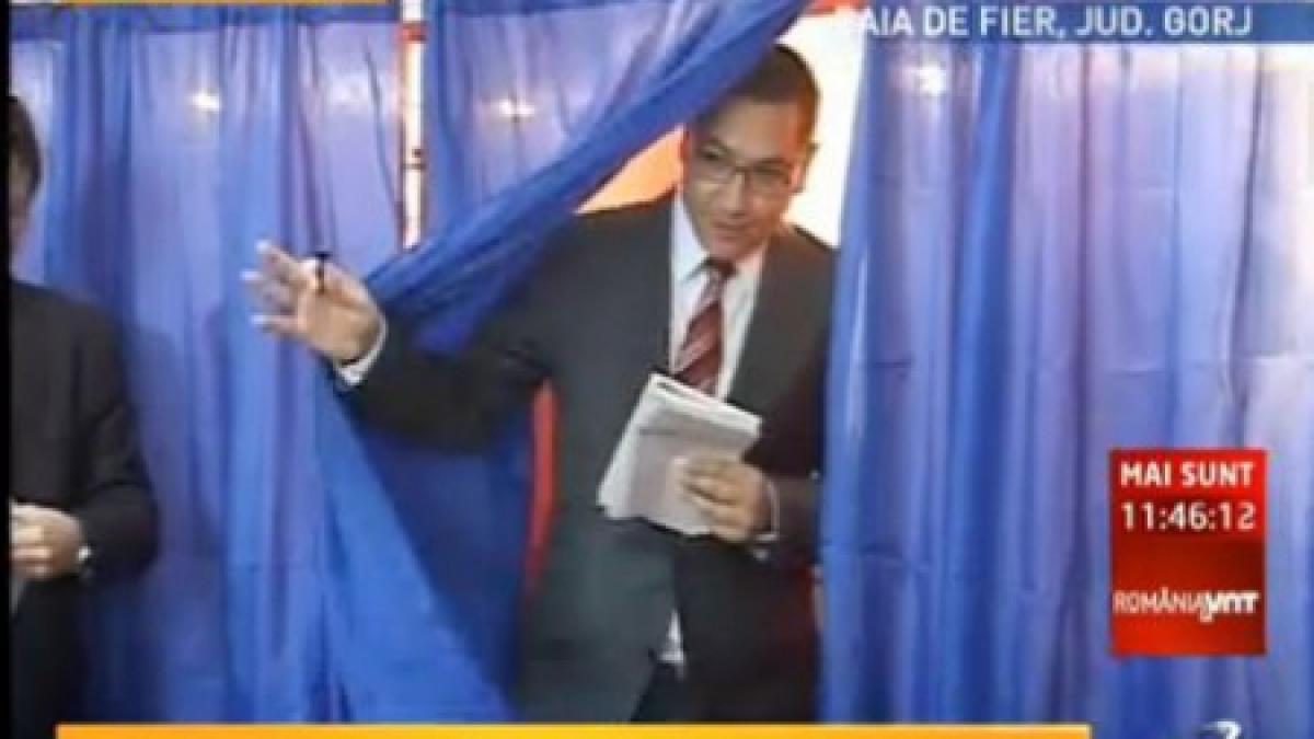 liderii principalelor partide voteaza in judete la alegerile parlamentare