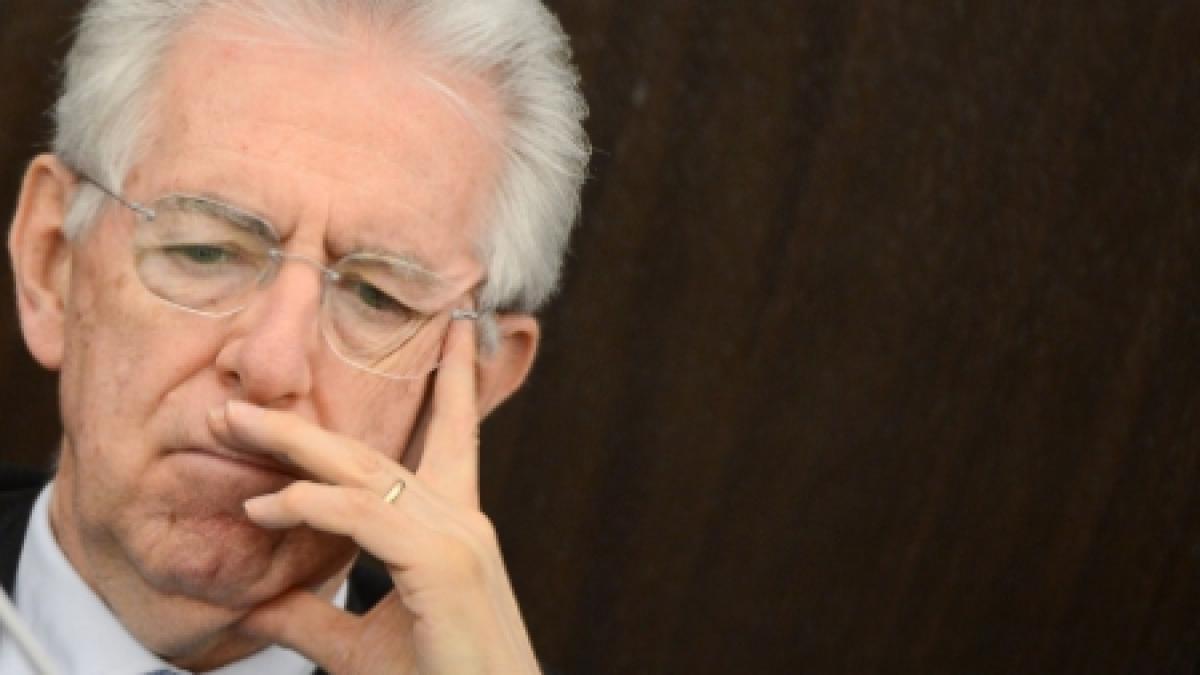 mario monti intentioneaza sa demisioneze de la conducerea guvernului italian