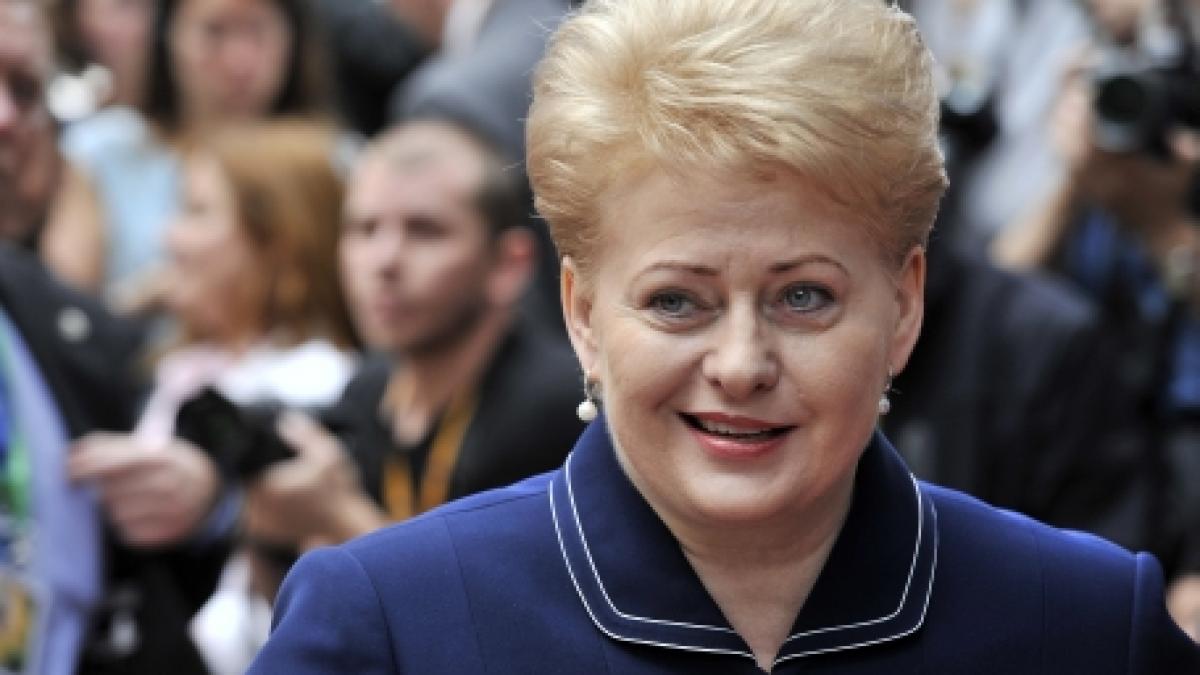 presedinta lituaniei este laureata premiului carol cel mare 2013