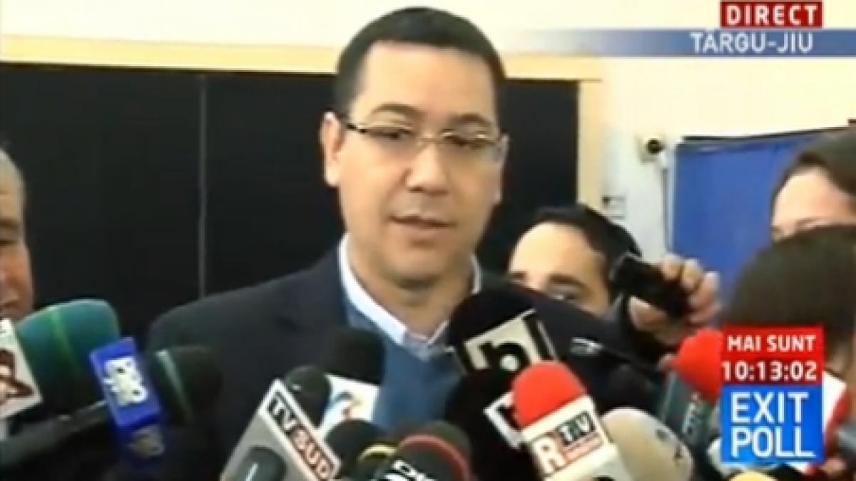 ponta am votat pentru un viitor la care nu mai credeam in urma cu un an cred ca romanii vor