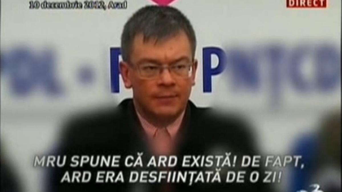 mru declara ca ard exista de fapt alianta era desfiintata de o zi