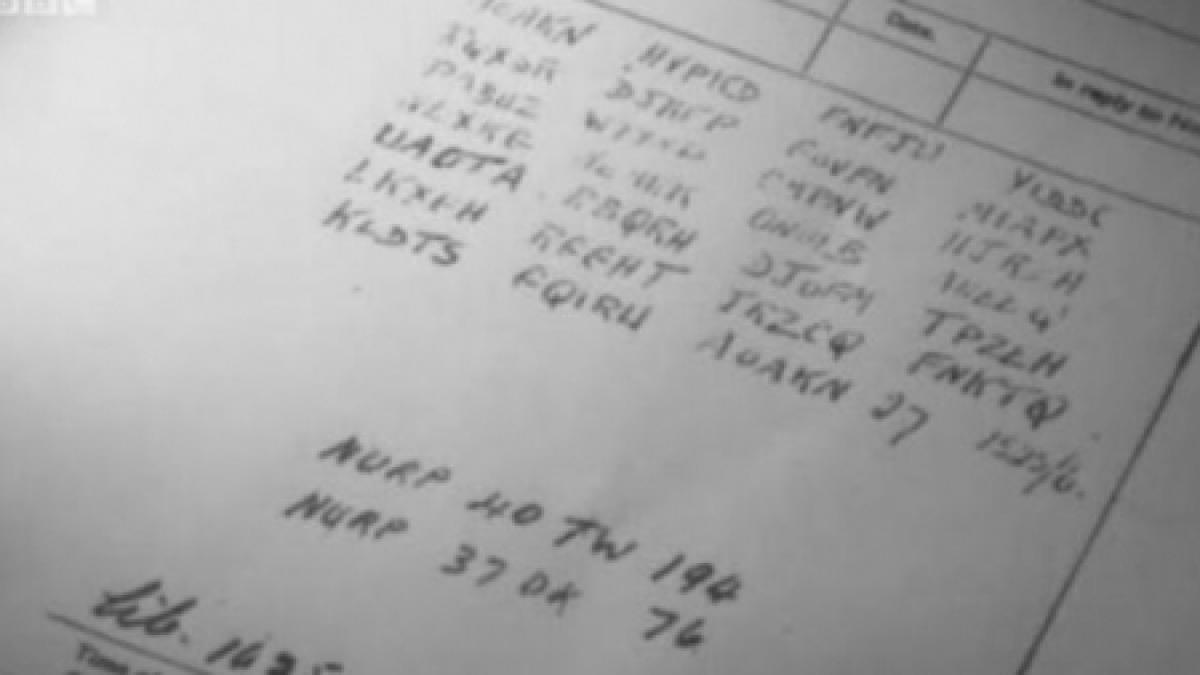 mesaj codat din timpul celui de al doilea razboi mondial descifrat de cercetatori