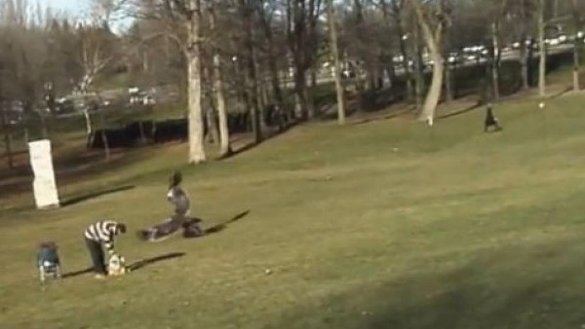 video socant cu momentul in care un vultur ia pe sus un copil