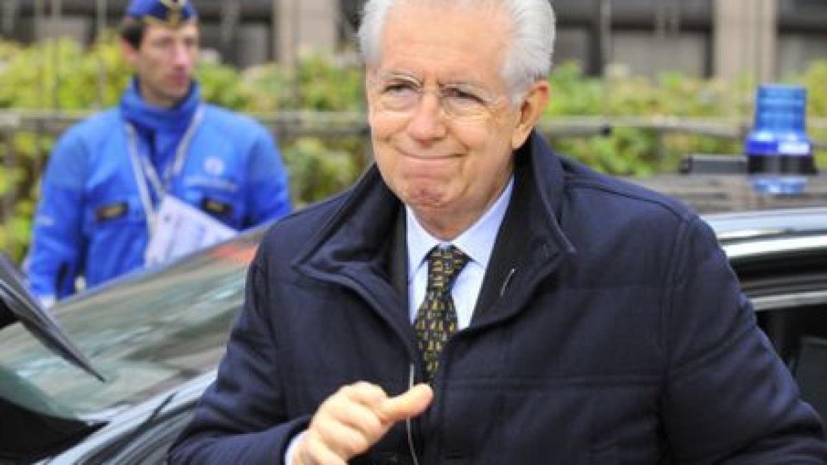 premierul italei mario monti am invins criza fara ajutor extern