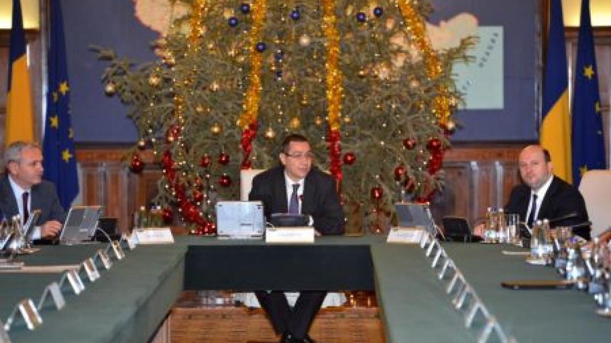 ministrii cabinetului ponta in sedinta raportul privind situatia deszapezirilor ar putea fi