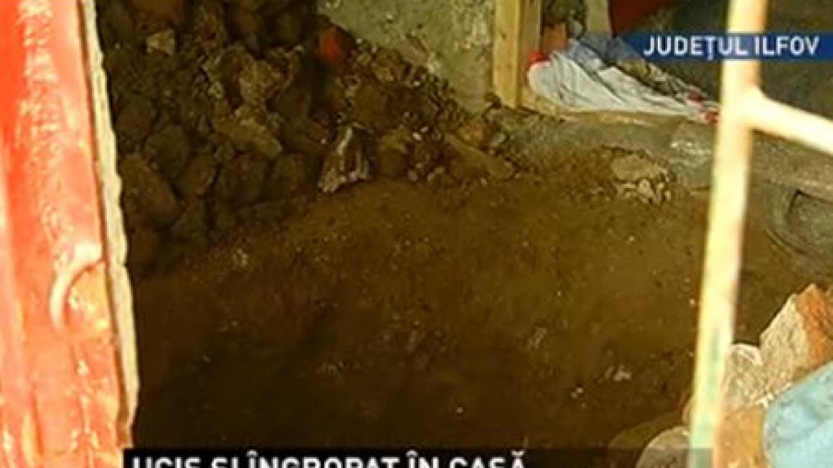 caz infiorator in ilfov un barbat a fost ucis si ingropat in casa de propriul fiu