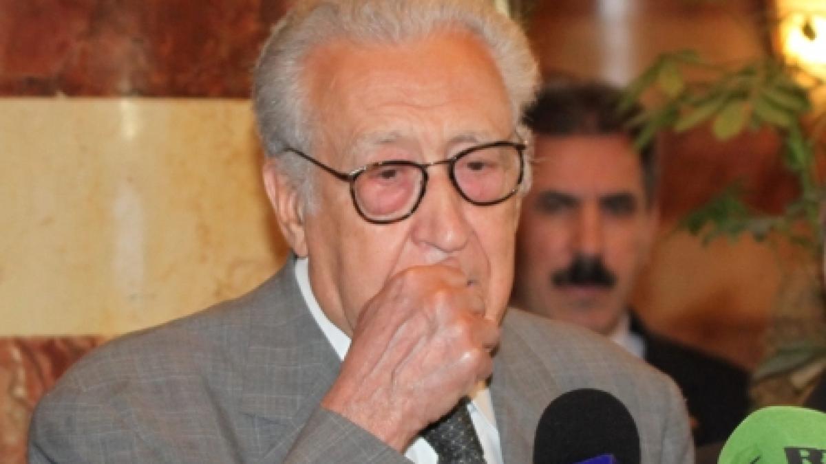 emisarul international pentru siria promite o solutie politica a conflictului care poate fi