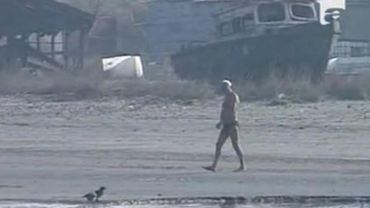 acest barbat i a lasat cu gura cascata pe oamenii aflati pe plaja din mamaia