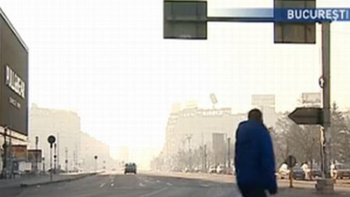 bucurestiul pustiu imaginile pe care le vedeti foarte rar in capitala