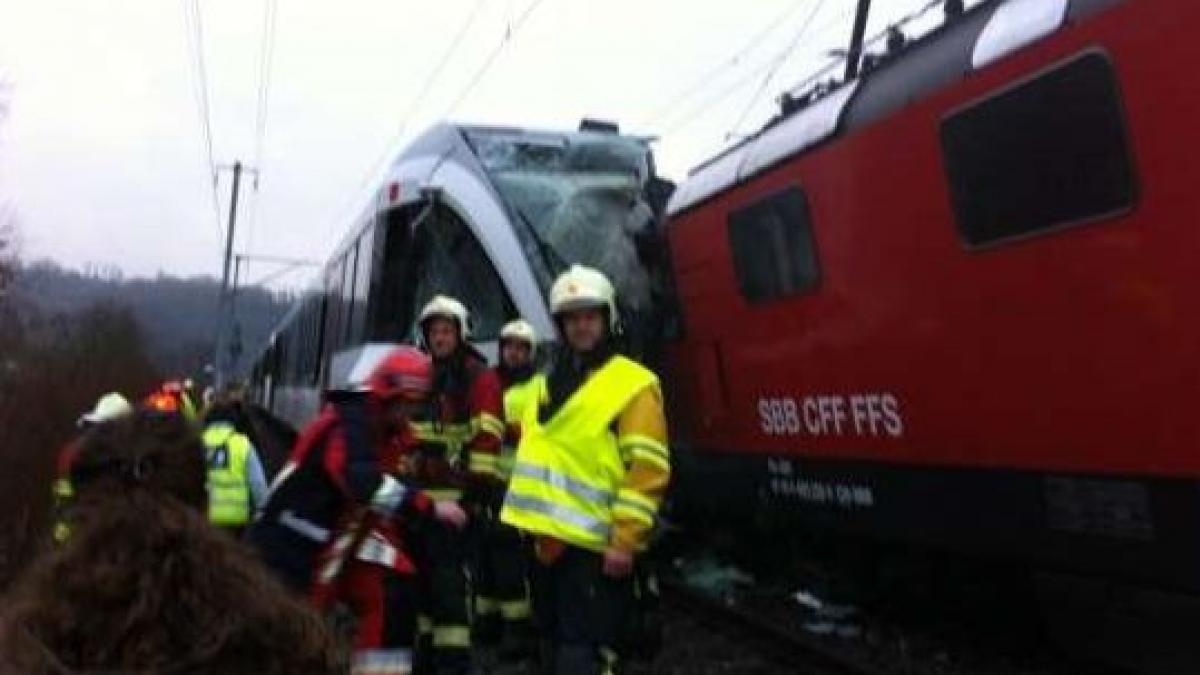 accident feroviar grav doua trenuri s au ciocnit in apropierea granitei dintre elvetia si germania