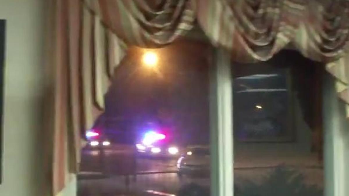 a vazut o urmarire a politiei la tv si continuarea in fata geamului